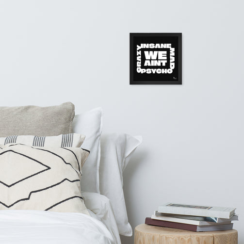 Color: Black; Size: 10″×10″;