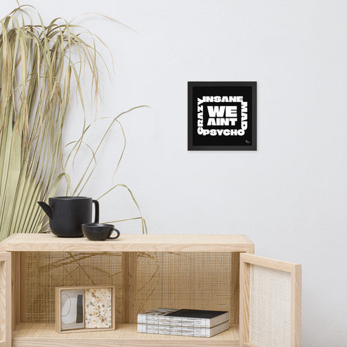 Color: Black; Size: 10″×10″;