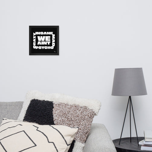Color: Black; Size: 10″×10″;