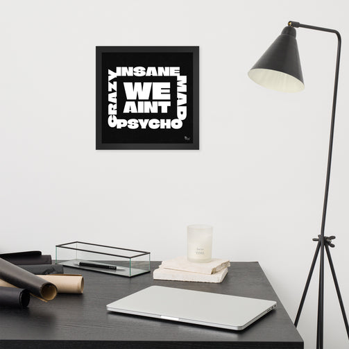 Color: Black; Size: 12″×12″;