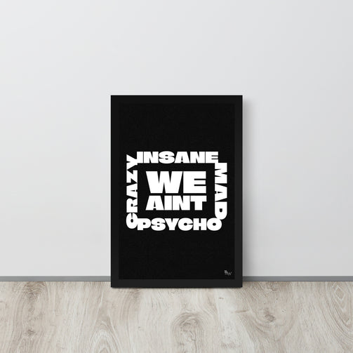 Color: Black; Size: 12″×18″;