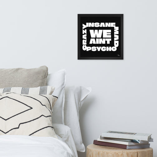 Color: Black; Size: 14″×14″;