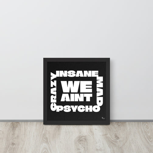 Color: Black; Size: 14″×14″;