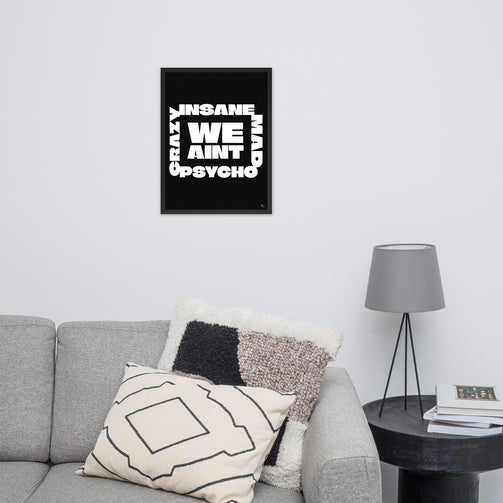 Color: Black; Size: 18″×24″;