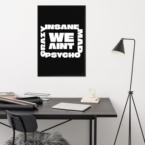 Color: Black; Size: 24″×36″;