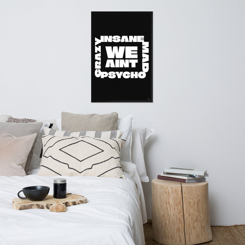 Color: Black; Size: 24″×36″;