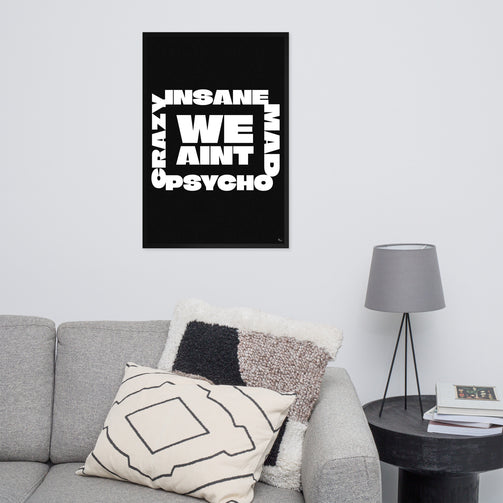 Color: Black; Size: 24″×36″;