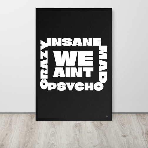 Color: Black; Size: 24″×36″;