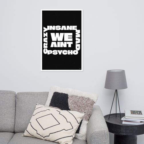 Color: White; Size: 24″×36″;